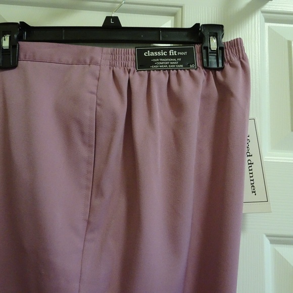 Alfred Dunner Size 10 M Lavender Pants-NEW - Picture 1 of 8